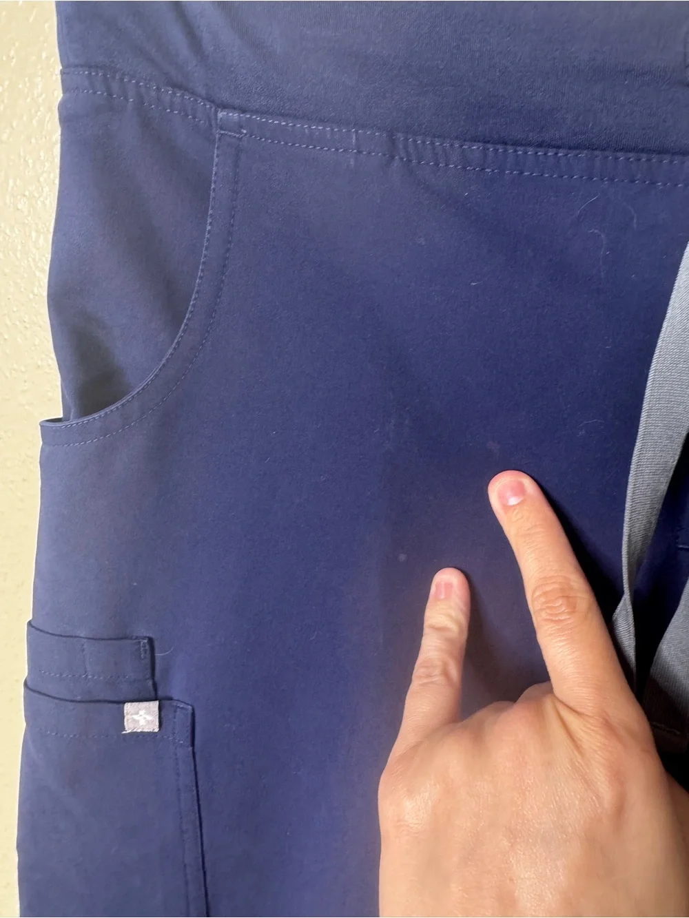 Figs Technical Collection Pants Women's Small Navy Drawstring Scrub